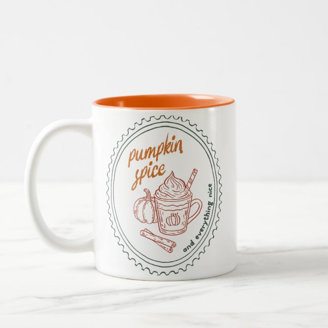 Angebot fallen zweifarbige tasse (Links)