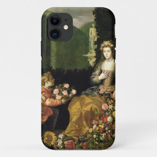 Angebot Flora, 1627 (Öl auf Leinwand) Case-Mate iPhone Hülle
