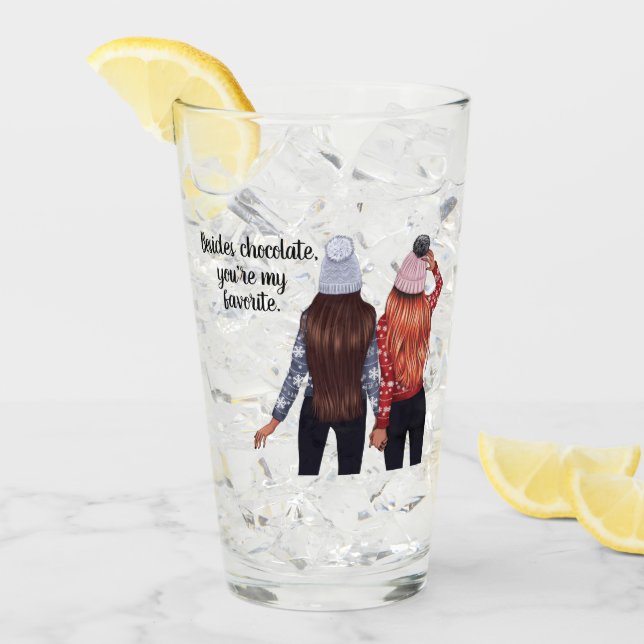 Angebot für die besten Freunde Glas (Vorderseite Ice)