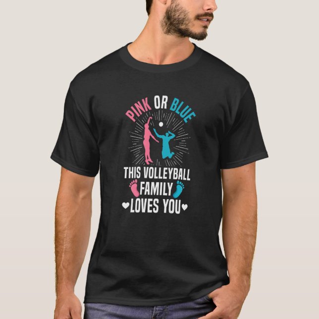 Angebot für eine Familie mit Volleyballliebe T-Shirt (Vorderseite)