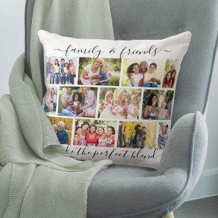 Angebot für Familie und Freunde 12 FotoCollage Kissen