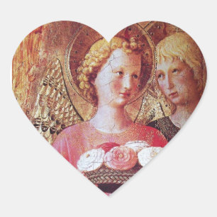 ANGEBOT MIT ROSE Herz-Aufkleber