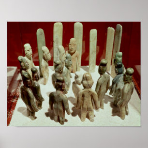 Angebot von sechzehn männlichen Figuren aus La Poster