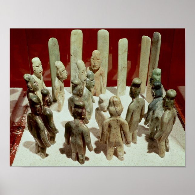 Angebot von sechzehn männlichen Figuren aus La Poster (Vorne)