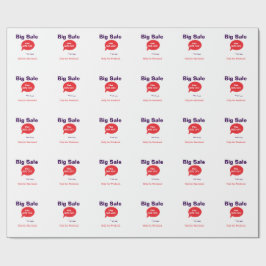 Angebot zum großen Schlussverkauf Wochenende Unter Geschenkpapier