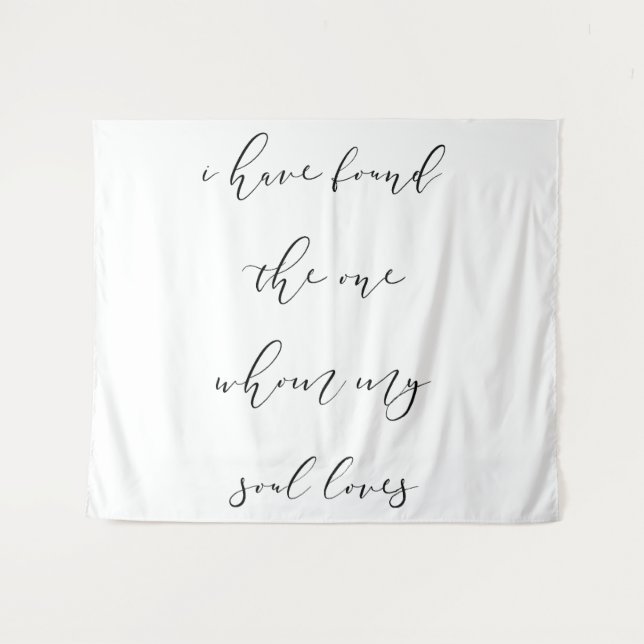 Angebot zum Hochzeitstag Wandteppich (Vorderseite (Horizontal))