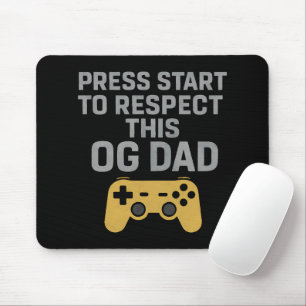 Angebot zum Respekt von Retro-Gamer-Vätern Mousepad