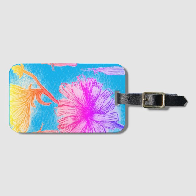 Angebote aus meinem original blumengeschmack gepäckanhänger (Vorderseite (Horizontal))