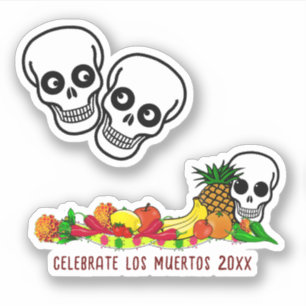 Angebote für Dia de Los Muertos Aufkleber