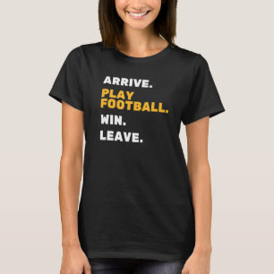 ANGEBOTENE SPIELFUSSBALL GEWINNT VERLASS Fun Footb T-Shirt