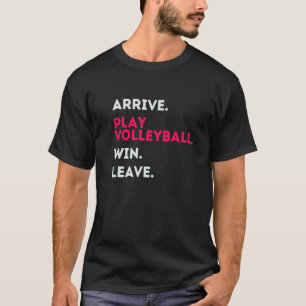 ANGEBOTENE SPIELVOLLEYBALL GEWINNEN VERLASS Fun Vo T-Shirt