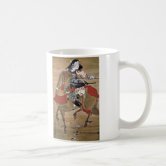 Angebrachte Samurais Kaffeetasse (Rechts)