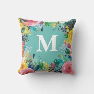 Angefärbte Personalisierte Monogramm Kissen