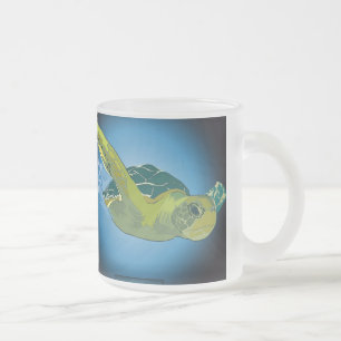 ANGEFERTIGTE FROST-TASSE-MEERESSCHILDKRÖTE MATTGLASTASSE