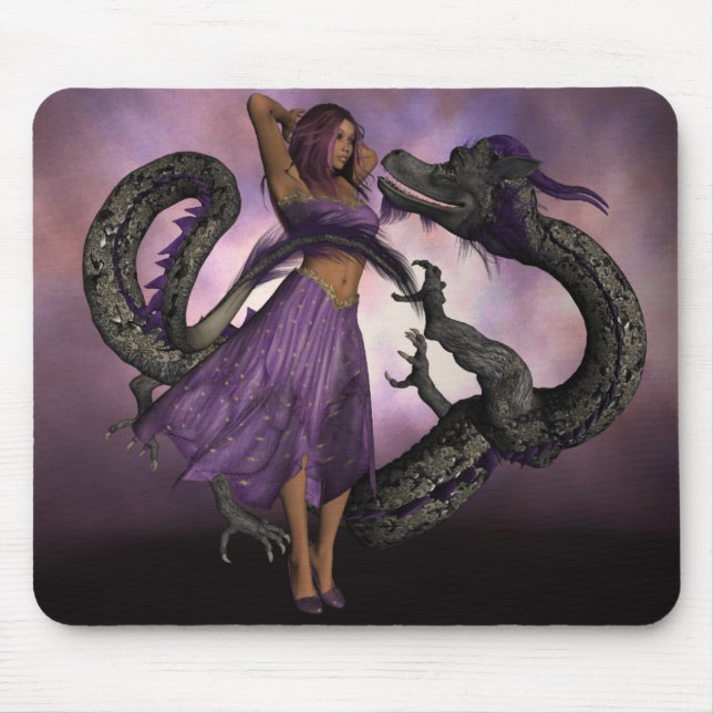 Angefleht durch den Drachen Mousepad (Vorne)