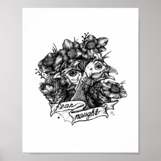 ANGEFÜHRT: Guinea Tattoo Art (weißer Hintergrund) Poster