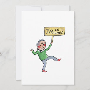 Angehängte Rechnung Einladung