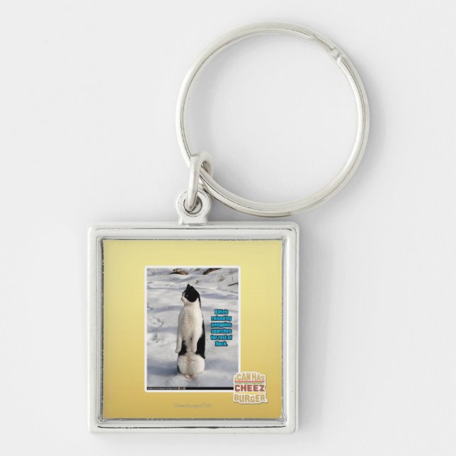 Angehoben durch Pinguine Schlüsselanhänger (Vorne)