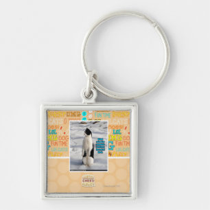 Angehoben durch Pinguine Schlüsselanhänger