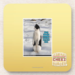 Angehoben durch Pinguine Untersetzer