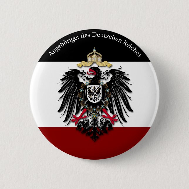 Angehöriger DES Deutschen Reiches Button (Vorderseite)