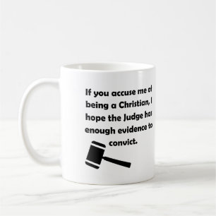 Angeklagte verurteilte Christliche Quotes-Redewend Tasse