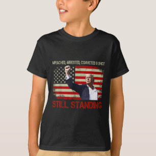 Angeklagter verhafteter, verurteilter Schuss noch T-Shirt