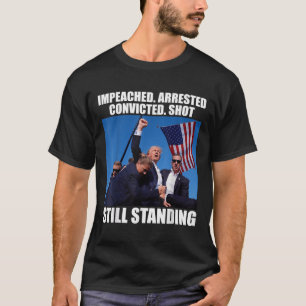 Angeklagter verhafteter, verurteilter Schuss noch  T-Shirt