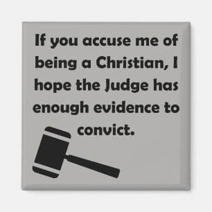 Angeklagter Verurteilter Christ Zitate Sprüche Magnet