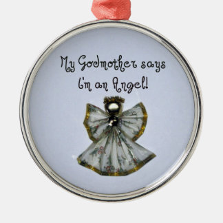 Angel #4 ornament aus metall