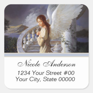 Angel Address Sticker