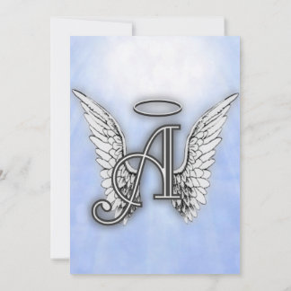 Angel Alphabet A Einladung