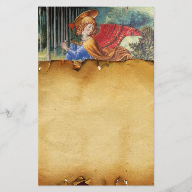 Angel Ansammlung Blume in einer Himmlischen Landsc Briefpapier (Vorderseite)