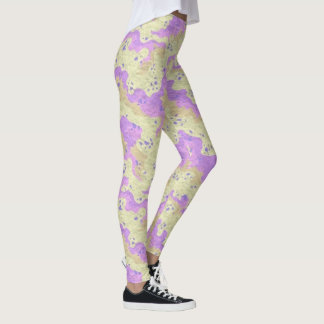 Angel Armor Camouflage Spandex Workout Leggings