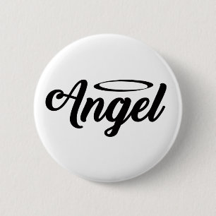Angel Art Cool Text Graphic Word Text Art Niedlich Button