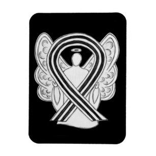 Angel Art Magnete mit schwarzem und weißem Bewusst