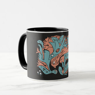 Angel Ästhetische Vögel TWArt 12-schwarz Tasse