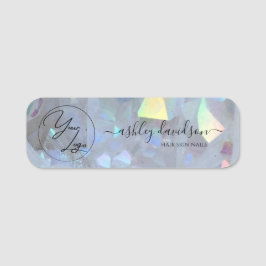 Angel Aura Quartz Crystal Business-Logo-Tag Namensschild