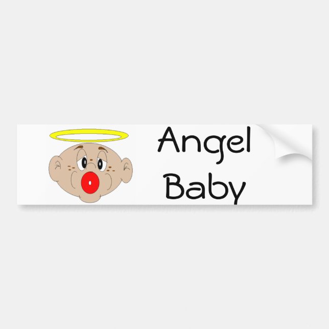 Angel Baby Autoaufkleber (Vorne)