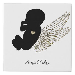 Angel-Baby-Leinwand Künstlicher Leinwanddruck