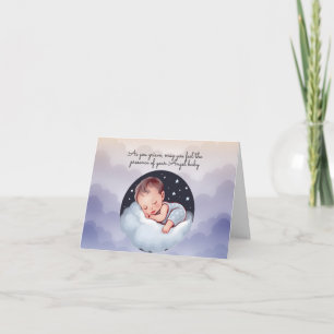 Angel Baby Loss Kinderkarte Faltkarte