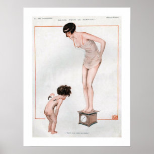 Angel Bathroom Poster