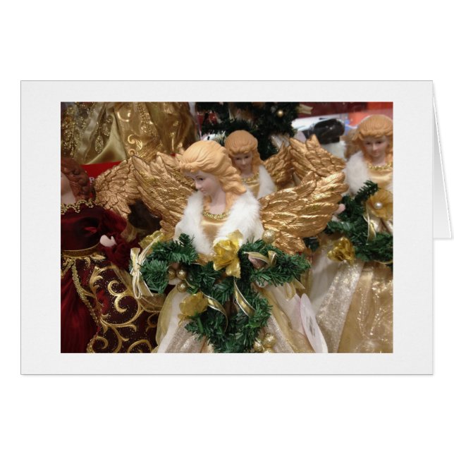 ANGEL BEI CHRISTMAS SENDET IHNEN WÜNSCHE (Vorderseite (Horizontal))