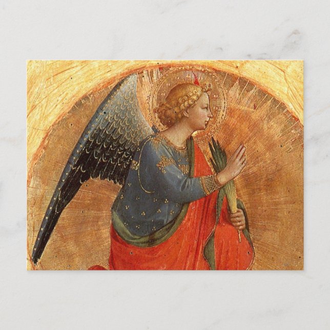 Angel bei der Annunziation Postkarte (Vorderseite)