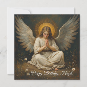 Angel beten Grußkartendesign