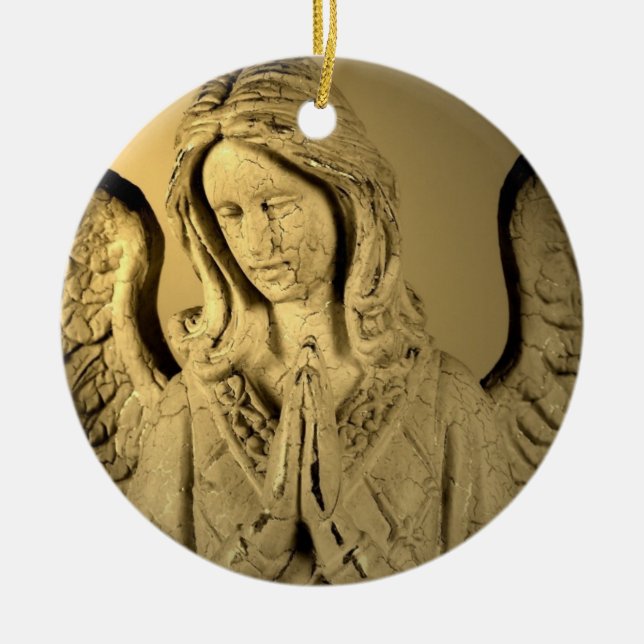 Angel beten keramikornament (Vorne)