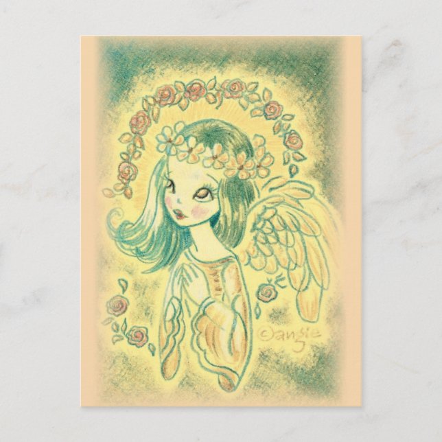 Angel beten postkarte (Vorderseite)