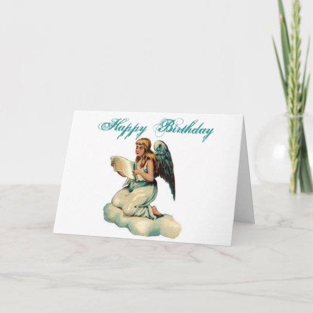 ANGEL Birthday card Karte (Vorderseite)
