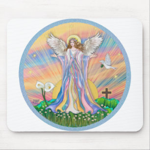 Angel Blessing Mousepad