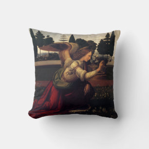 Angel Blessing Pillow - Leonardo Da Vinci Kissen